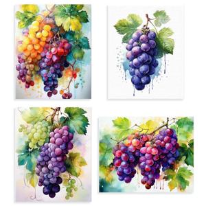 풍요 다산의 상징 포도송이 포도그림 캔버스액자 금전운 풍요 돈들어오는 그림 풍수그림액자