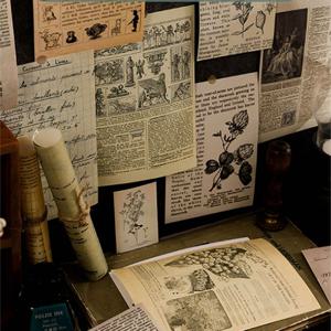 빈티지 다꾸 라벨 스티커 팩 북 선물 세트 시즌3 옛날 감성 데코 고전 다이어리 꾸미기 꽃