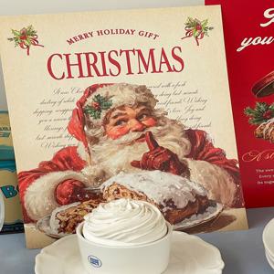 2+1 성탄절 크리스마스 포스터 산타쉿 홈데코 스튜디오 감성 카페 인테리어 디저트 포스터