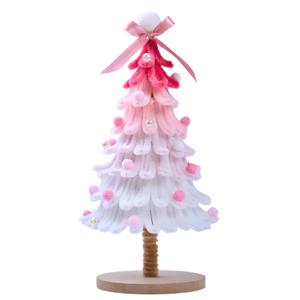 DIY 크리스마스 모루 트리 샤인핑크