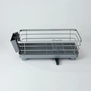 더블코팅 와이어 미니 식기건조대 그레이