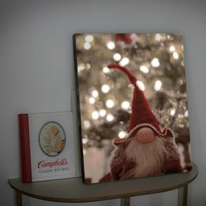 DIY LED 보석십자수 - 난쟁이 산타 LB64 (40x50)