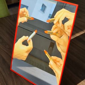 [해외] 토일렛페이퍼 립스틱 거울 295x225