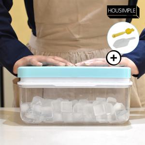 [리퍼]스택푸쉬 실리콘 얼음트레이 얼음 보관통 1단 얼음틀 시즌2