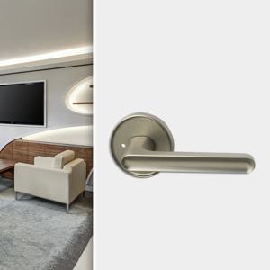 도무스 705NI 니켈 도어핸들 심플 레버 핀타입 방문손잡이