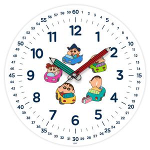 짱구 무소음 교육용 인테리어 벽시계 9종 택1