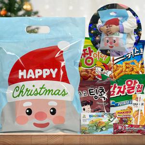 크리스마스 간식 과자 선물세트 구디백 단체 학교 회사 교회 어린이집 유치원 성탄절 꾸러미