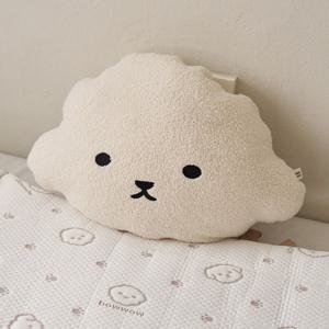 비숑 소파쿠션 강아지 모양쿠션 부클 캐릭터 인형 뽀글이 인테리어 소품