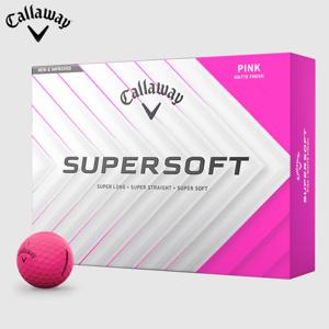 슈퍼소프트 25 핑크 2피스 12구 골프공 2025