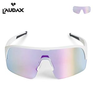 오로라 매트화이트 퍼플 변색 선글라스