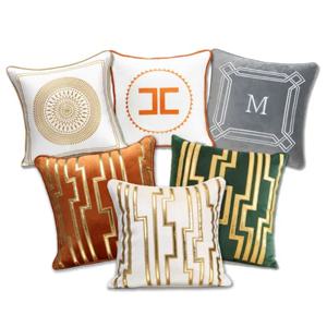 프렌치 벨벳 자수 쇼파 쿠션커버