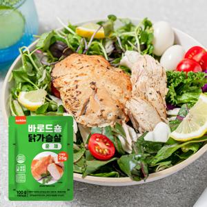 바로드숑 바로먹는 닭가슴살 훈제맛 100g 10팩