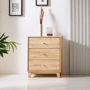 그린 600 고무나무원목 LPM 3단서랍장(GB_009)