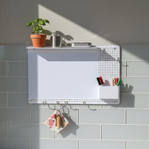 벽부착 선반 수납보드 소품정리 메모 타공판보드