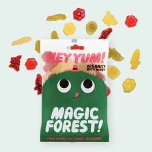 과일젤리 천연과즙 헤이얌 매직포레스트 100g 덴마크 간식 젤리