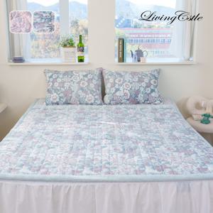 국산 겨울 착번 극세사 침대 누빔 패드 SS/Q 2컬러 에델린 이부자리