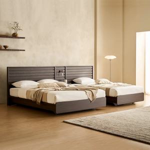 글랜 몰딩헤드 LED 호텔 침대 일반형 프레임 SS/Q