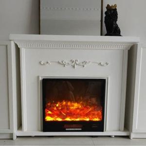 [해외] 전기벽난로 가정용 미니 온풍기 실내 불멍 사무실 히터(콘솔없음)