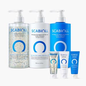 탈모증상완화 샴푸, 트리트먼트 500ml+70ml 3종