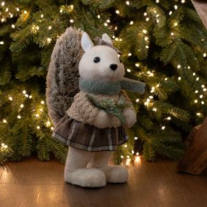 러블리 다람쥐 인형 오브제 크리스마스 트리 장식 소품