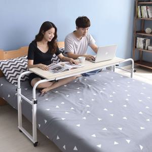 침대용 이동식 바퀴달린 테이블 간이 책상 높낮이조절 쇼파 협탁