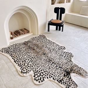 [해외] 다양한 호피 러그 인조 모피 러그 호랑이 러그 인테리어  촬영소품