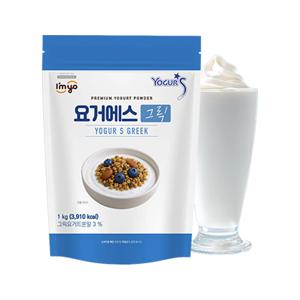 아임요 요거에스 그릭 파우더 1kg 카페 라떼 음료 재료