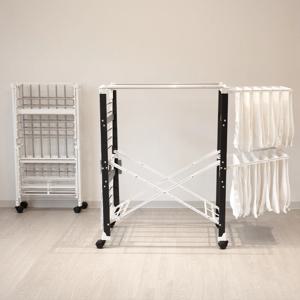 국산 튼튼한 엔드세이브 폴딩 빨래건조대 2colors 이동접이식 이불건조대
