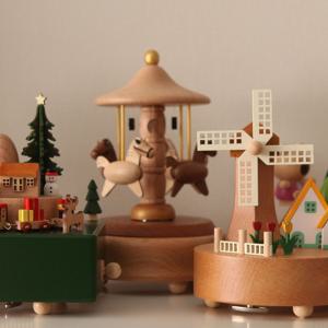 우드 뮤직박스 원목 오르골 선물용 감성 인테리어 소품 10종