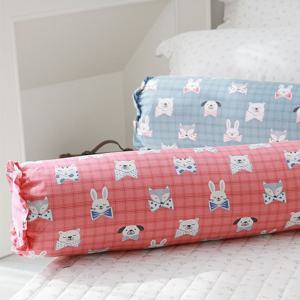 100% 순면 프릴형 애착 긴배개 대형 바디필로우