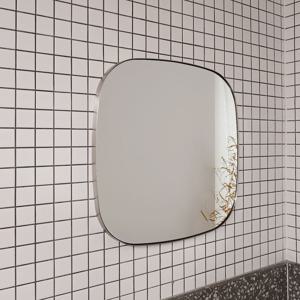 스테인레스 프레임 거울 비정형 벽걸이 디자인거울 볼드스퀘어 600mm