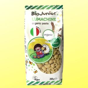 바이오주니어 유기농 완두콩 듀럼밀 비건 아기파스타면 이유식 파스타 200g