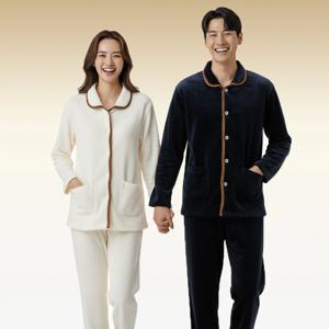NEG1041S 커플 소프트 밍크 잠옷 실내복 세트