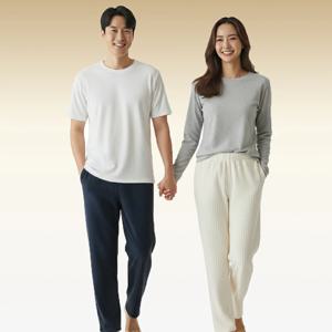 NEG1042S 커플 소프트 밍크 잠옷 실내복 하의