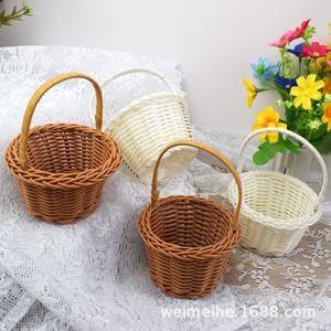 미니 꽃 바구니재료 만들기 공예 소품바구니