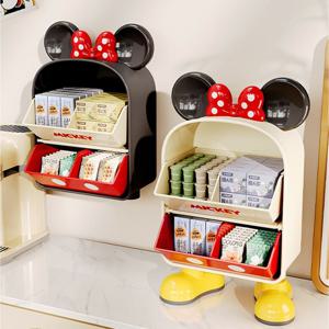 [해외] 북유럽 모던 벽걸이 커피캡슐 보관함 홈카페 보관함 티백 약통 정리함 2colors