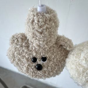 크림푸들 행잉 램프 Cream Poodle Hanging Lamp (건전지포함)