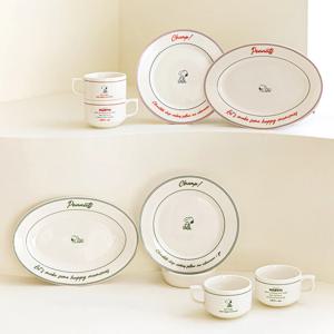 [리퍼] 스누피 빈티지 브런치 커피컵 세트