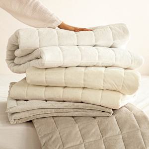 발열 초극세사 두툼한 누빔패드(5cm 더 커진패드, 뒷면 밴딩) SS/Q/K-LK