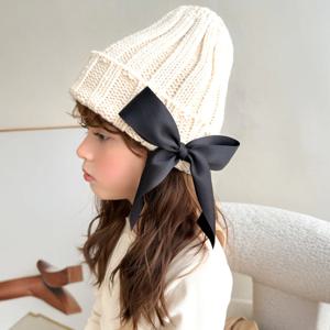 빅리본 소프트 니트비니 유아모자