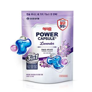 해피홈 파워 캡슐세제 트리플프로 32개입 1개 (향4종택)