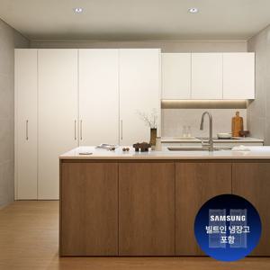 [리바트X삼성전자] 크렘,그로브 주방 히든핏 (빌트인냉장고 포함)