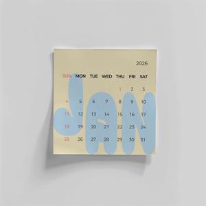 2026년 미니달력 탁상달력 감성달력 낱장달력 캘린더