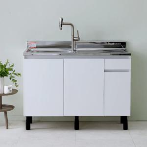 하우싱크 스텐 싱크대 1200 개수대 싱글볼(좌,우)