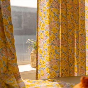 (빠른배송)쉬폰 커튼 런던 프리지아(옐로우)