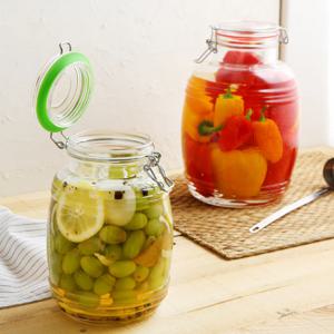 매실청 담글 때 좋은! 클립형 유리단지 캐니스터 2L / 4L