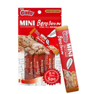 더캣츠 고양이츄르 미니베로베로 연어 간식 5p