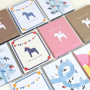 목마이야기 말띠 초음파사진 앨범 접착식 25매 대용량앨범