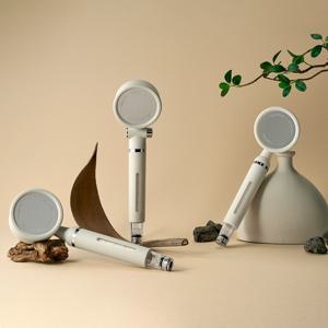 국내생산 간편설치 원터치 필터샤워기+PVC 호스 크림아이보리 1.5M