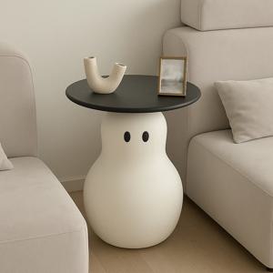 샤인 원형 사이드테이블 협탁 500